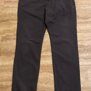 English Laundry Dress Pants Mens 40x34 Charcoal Gray Cotton Stretch